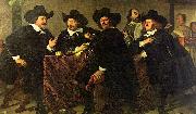 Bartholomeus van der Helst Four aldermen of the Kloveniersdoelen in Amsterdam